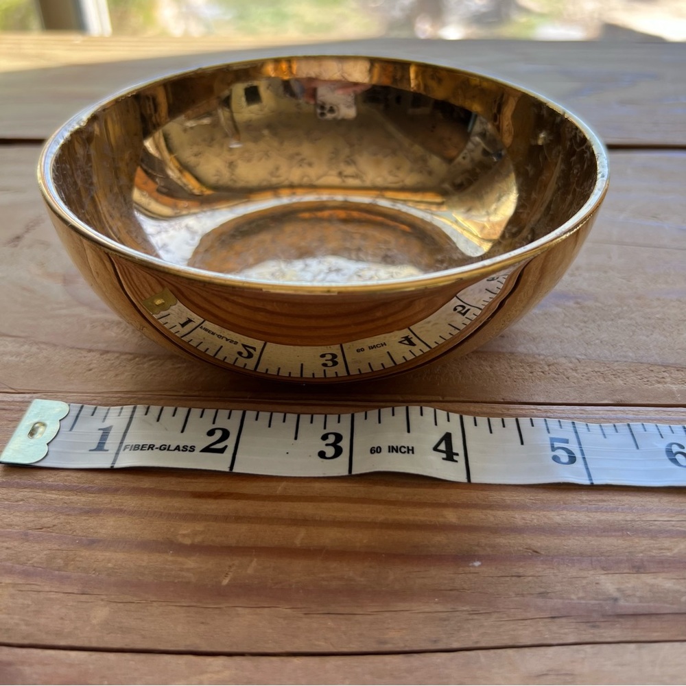 22 karat gold decorative bowl - Picture 2 of 10